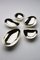 Silver-Plated Decorative Pebbles by Reda Amalou, Set of 5 4