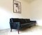 Vintage Danish 4-Seater Black Leather Sofa, 1960s, Image 3