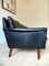 Vintage Danish 4-Seater Black Leather Sofa, 1960s 22