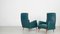 Dark Green Leatherette Armchairs, 1950s, Set of 2, Image 2