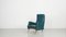 Dark Green Leatherette Armchairs, 1950s, Set of 2, Image 5