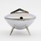 Space Age UFO Silver-Plated Sugar Bowl, 1960s 4