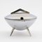 Space Age UFO Silver-Plated Sugar Bowl, 1960s, Image 4