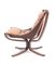 Chaise Falcon en Cuir par Sigurd Resell pour Vatne, 1970s 6