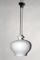 Lámpara colgante de vidrio opalino de Hans-Agne Jakobsson para Staff, años 60, Imagen 1