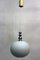 Lámpara colgante de vidrio opalino de Rupert Nikoll, años 60, Imagen 1