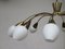 Italian 12-Arm Ceiling Lamp in Brass, 1950s 4