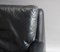 Vintage Black Leather 3-Seater Sofa, 1960s 8