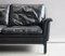 Vintage Black Leather 3-Seater Sofa, 1960s 7