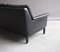 Vintage Black Leather 3-Seater Sofa, 1960s, Image 5