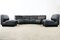 Mid-Century Black Snakeskin Modular Sofa by Don Chadwick for Herman Miller, 1970s 7