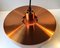 Mid-Century Danish Copper Roulet Pendant Lamp by Jo Hammerborg for Fog & Mørup, 1963 3