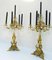 19th Century Gilt Bronze & Crystal Candelabras, Set of 2 2