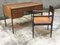 Small Vintage Italian Desk with Matching Chair, Set of 2 1