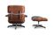 First Edition Lounge Chair and Ottoman by Charles & Ray Eames for Herman Miller, 1956, Image 5