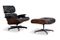 First Edition Lounge Chair and Ottoman by Charles & Ray Eames for Herman Miller, 1956, Image 2