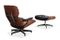 First Edition Lounge Chair and Ottoman by Charles & Ray Eames for Herman Miller, 1956 3