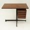 Italian Modernist Teak Desk, 1950s 1