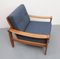 Dunkelblauer Sessel, 1960er 12