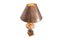 Vintage Hollywood Regency Porzellan & Messing Lampe 3