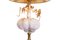 Lampada Hollywood Regency in porcellana ed ottone, Immagine 4