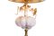 Vintage Hollywood Regency Porcelain and Brass Lamp 4