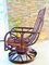 Rocking Chair Mid-Century en Rotin 6