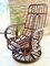 Rocking Chair Mid-Century en Rotin 1