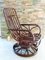 Mid-Century Rattan Rocking Chair 2