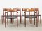 Mid-Century Model 57 & 77 Dining Chairs by N.O. Moller for J.L. Mollers, Set of 6 1