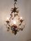 Italian Porcelain Flower Chandelier, 1950s 3