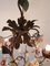 Italian Porcelain Flower Chandelier, 1950s 5