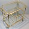 Gold Metal Bar Cart, 1970s 3