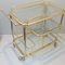 Gold Metal Bar Cart, 1970s 2