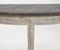 Antique Swedish Demi-Lune Console Tables with Faux Marble Painted Tops, Set of 2 2