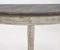 Antique Swedish Demi-Lune Console Tables with Faux Marble Painted Tops, Set of 2, Image 2