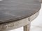 Antike Schwedische Halbrunde Konsolentische mit Tischplatten in Marmor-Optik, 2er Set 7