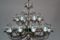 Mid-Century 18-Flames Chandelier by Emil Stejnar for Nikoll, Image 10