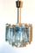 Fuente Glass Pendant Lamp from Kalmar, 1960s 1