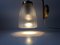 Vintage Danish Brass & Frosted Glass Lounge Wall Lamp from Lyfa 4