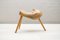 Tabouret Mid-Century en Bois, Autriche, 1950s 3