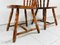 Rustic Kitchen Chairs, 1930s, Set of 4, Image 9