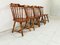 Rustic Kitchen Chairs, 1930s, Set of 4, Image 11