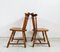 Rustic Kitchen Chairs, 1930s, Set of 4, Image 10