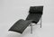 Black Leather Chaise Longue by Tord Bjorklund, 1970s 3