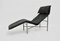 Black Leather Chaise Longue by Tord Bjorklund, 1970s 1