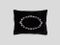 Louvre Black Pillow by Jackie Villevoye for Jupe by Jackie, Image 1