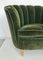 Green Velvet Armchairs by Guglielmo Ulrich for Saffa, 1940s, Set of 2 10