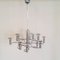 Vintage 12-Light Chrome Chandelier from Massive, 1970s 1