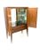 Italian Rosewood, Mirror, & Glass Bar Cabinet, 1950s 5